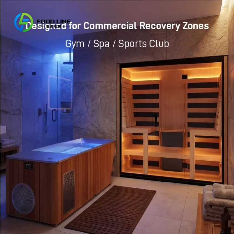 Spa Wellness Center - 맞춤형 상업용 사우나 아이스 배스 대비치료