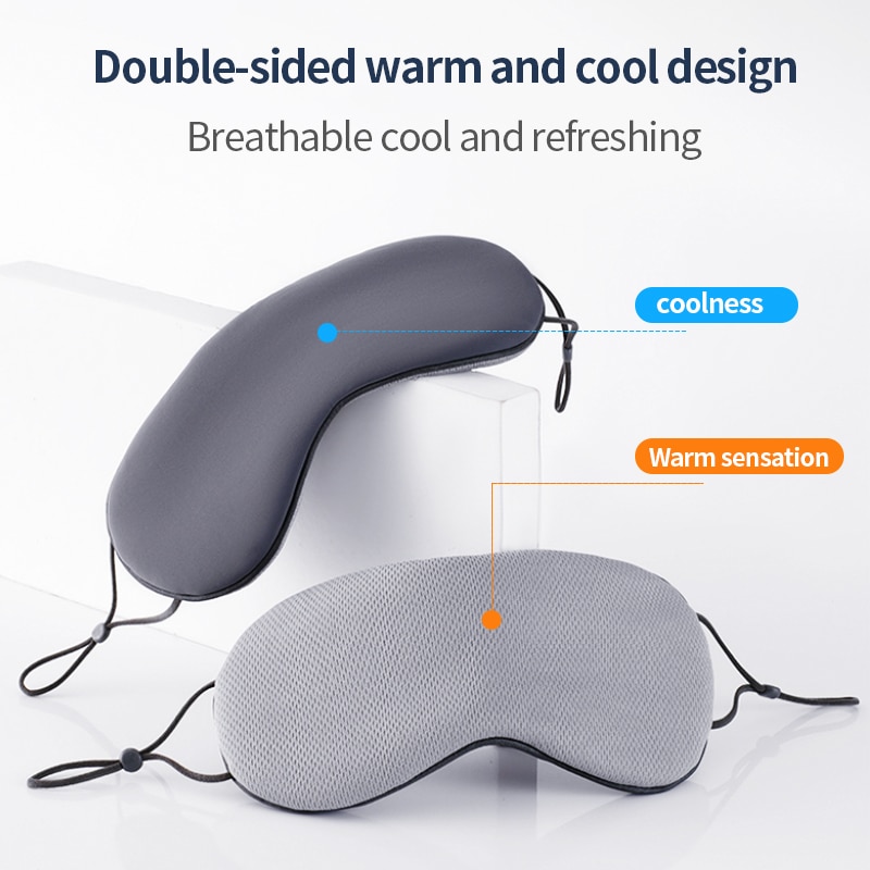 Eye Mask Heated - 수면 안대 한국 스타일 아이스 실크