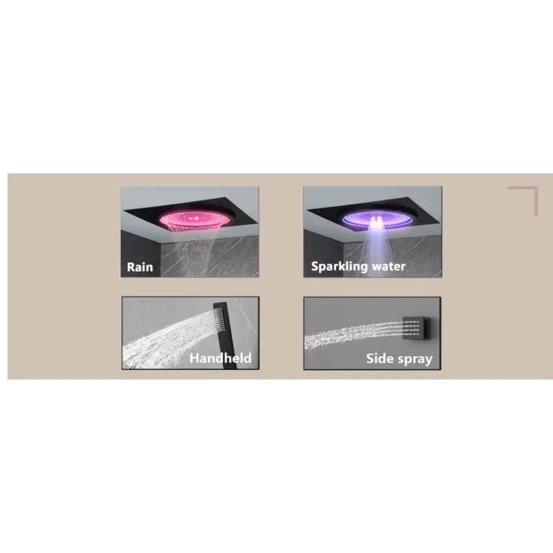스마트 LED 샤워 세트 욕실 음악 내장형 레인폴 시스 - Spa & Wellness Zámeček Petrovice 리뷰 및 가격