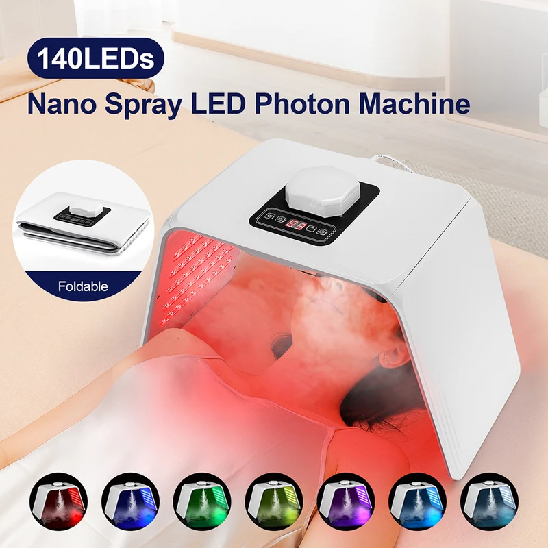 7가지 색상 LED 광자 미용 마스크 피부 보습 나노  - Spa & Wellness Zámeček Petrovice 리뷰 및 가격