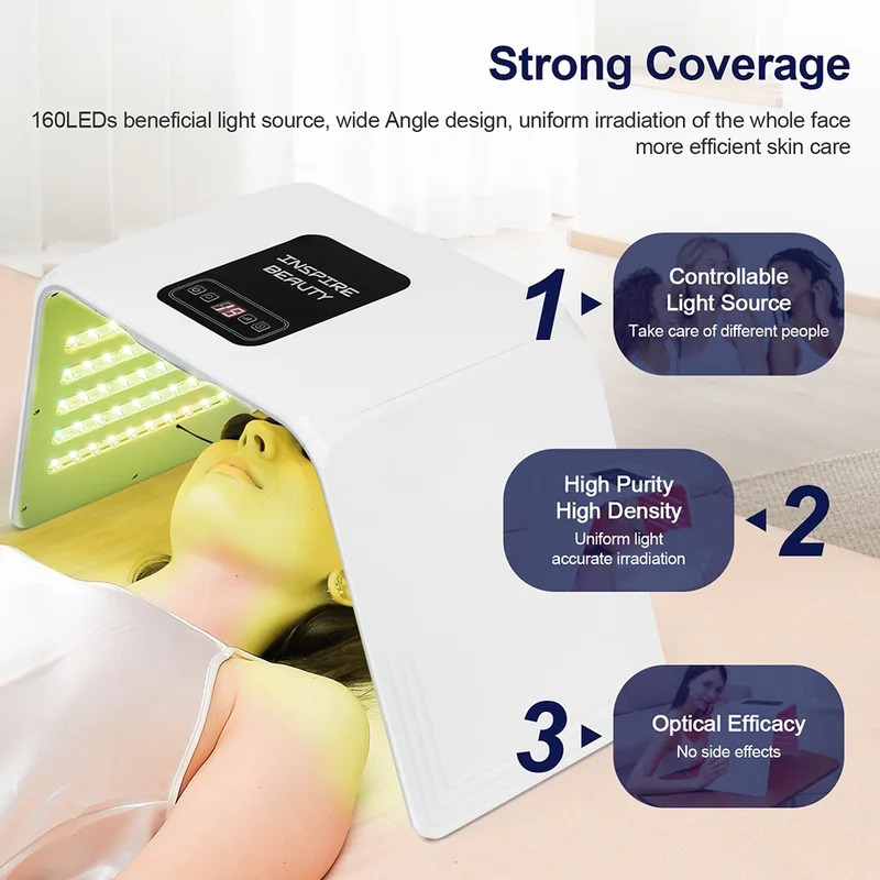 7가지 색상 LED 광자 미용 마스크 피부 보습 나노  - Spa & Wellness Zámeček Petrovice 리뷰 및 가격