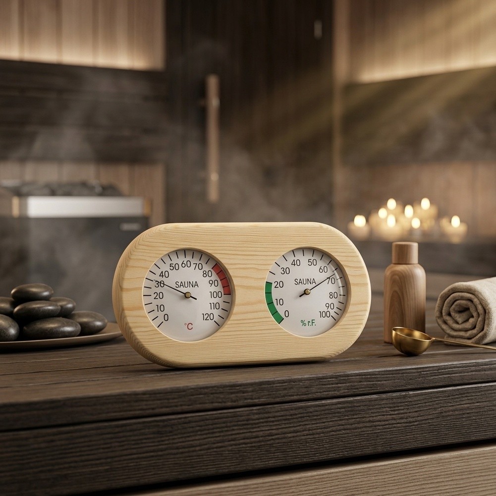 1Pc 이중 온도 습도 게이지 사우나 룸용 온습도계 스 - Spa Wellness Center 리뷰 및 가격