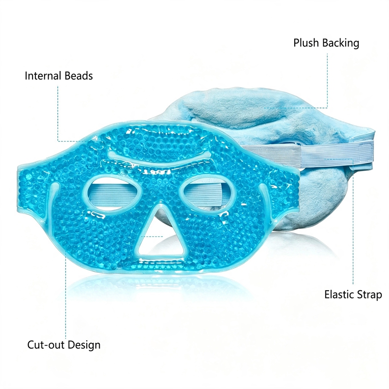 새로운 젤 비즈 압축 아이스 젤 아이 페이스 마스크 재 - Eye Mask Heated 리뷰 및 가격